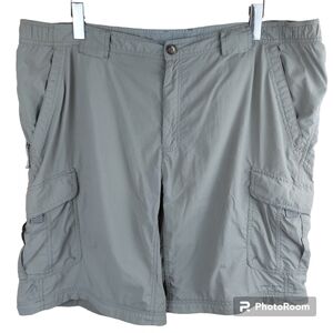 🍄3/50$🍄 COLUMBIA Titanium men's cargo shorts size XXL outdoor sports hiking